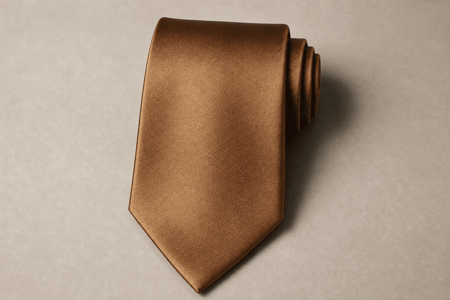 Bronze Silk Necktie