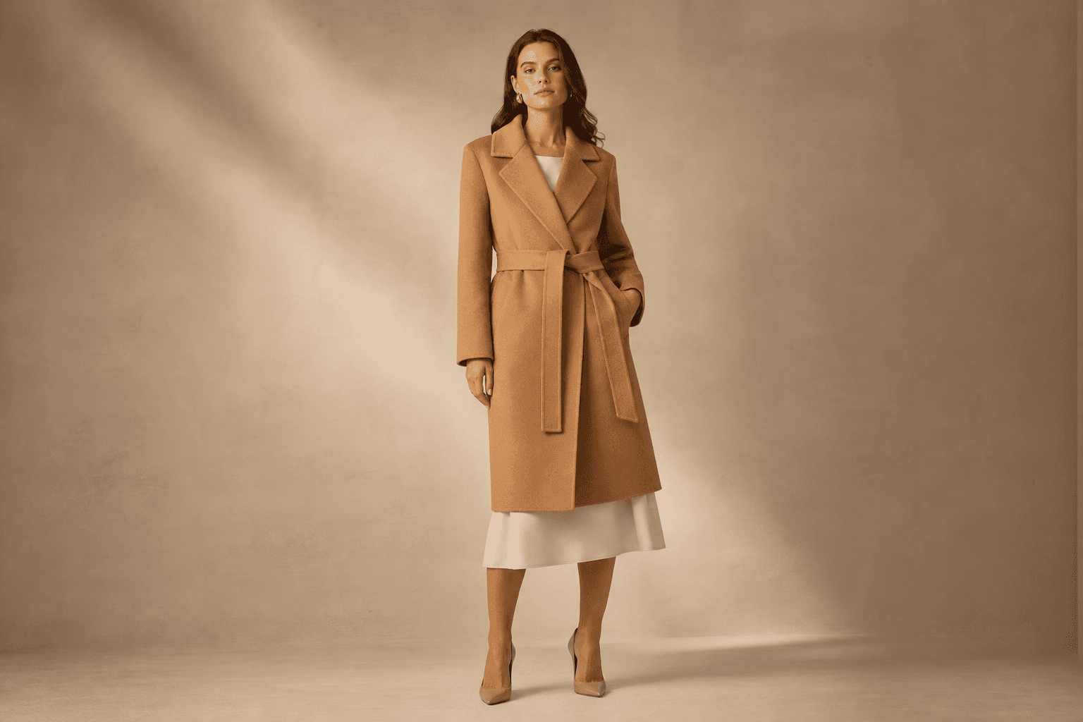 Honey Wool Coat